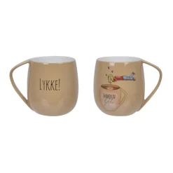 Lykketegning - Lykke Krus 40 cl lysebrun
