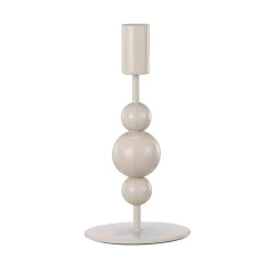 Lysestake Bubble 16,8 cm, beige