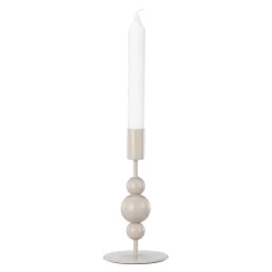 Lysestake Bubble 16,8 cm, beige