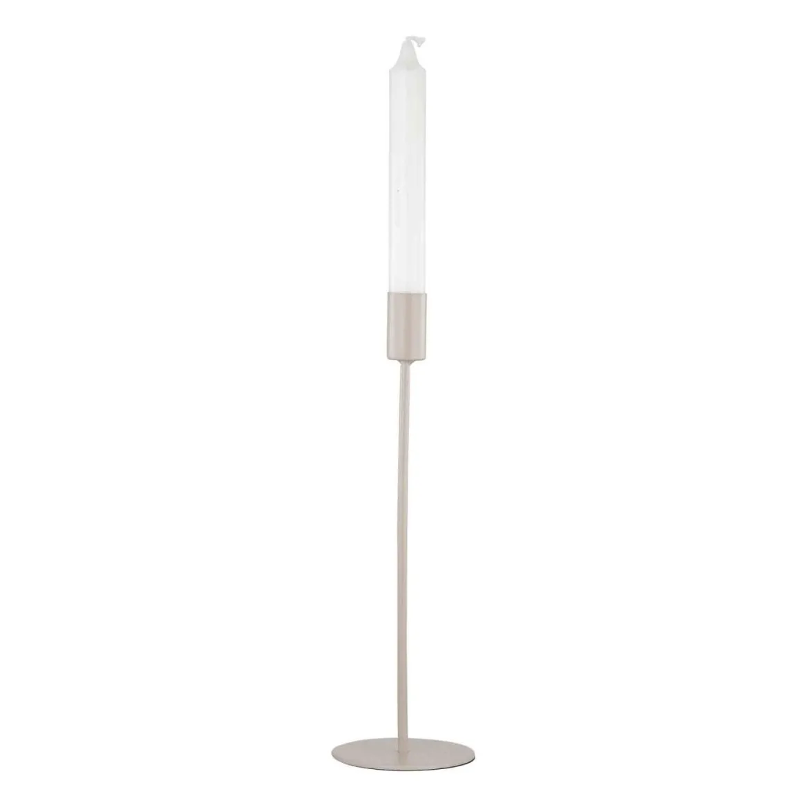 Lysestake Melina 28,5cm beige