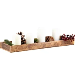 Lysfat mangotre avlangt 55X17cm