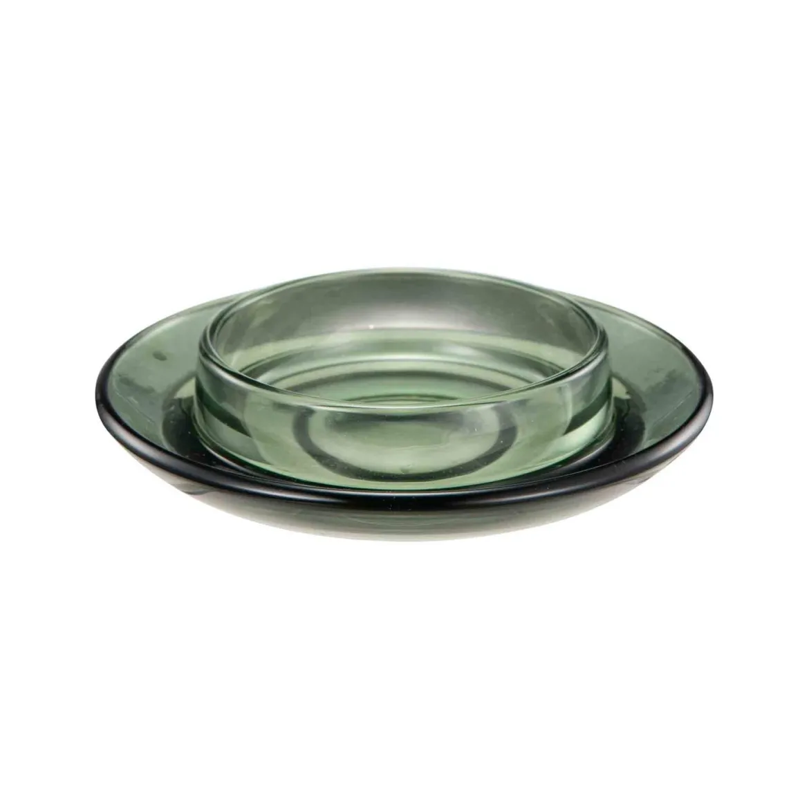 Lysholder Leo 14cm grønn