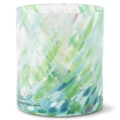 Magnor - Swirl drikkeglass/lykt grønn