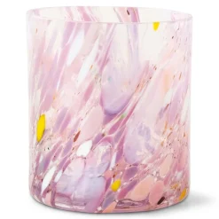 Magnor - Swirl drikkeglass/lykt rosa