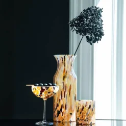 Magnor - Swirl karaffel/vase, brun