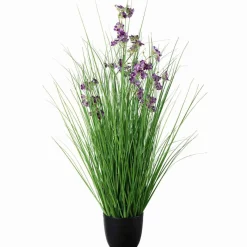 Plante Strå lilla blomst 85 cm