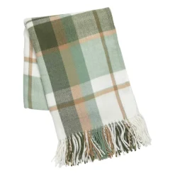 Pledd Tartan 130x170 cm grønn