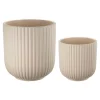 Potte Riley matt 20 cm, beige
