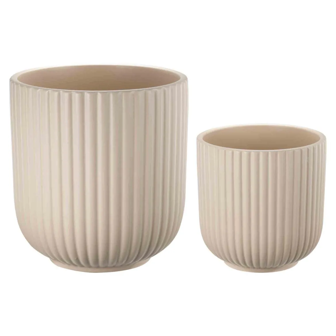 Potte Riley matt 20 cm, beige