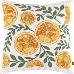 Putetrekk Appelsin broderi 48x48cm