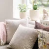Putetrekk Chenille 48x48 cm beige