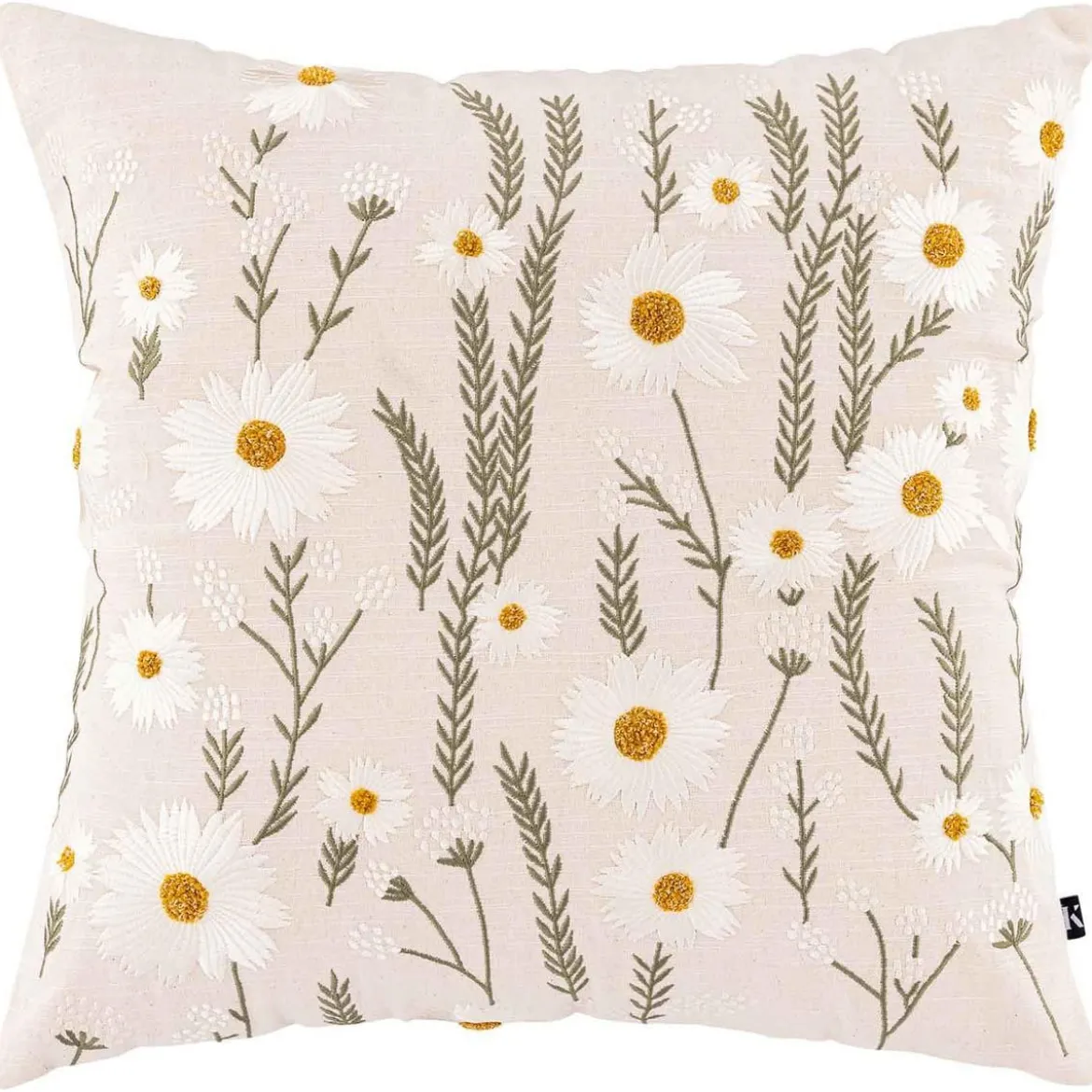 Putetrekk Daisy broderi 48x48cm