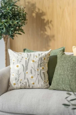 Putetrekk Daisy broderi 48x48cm