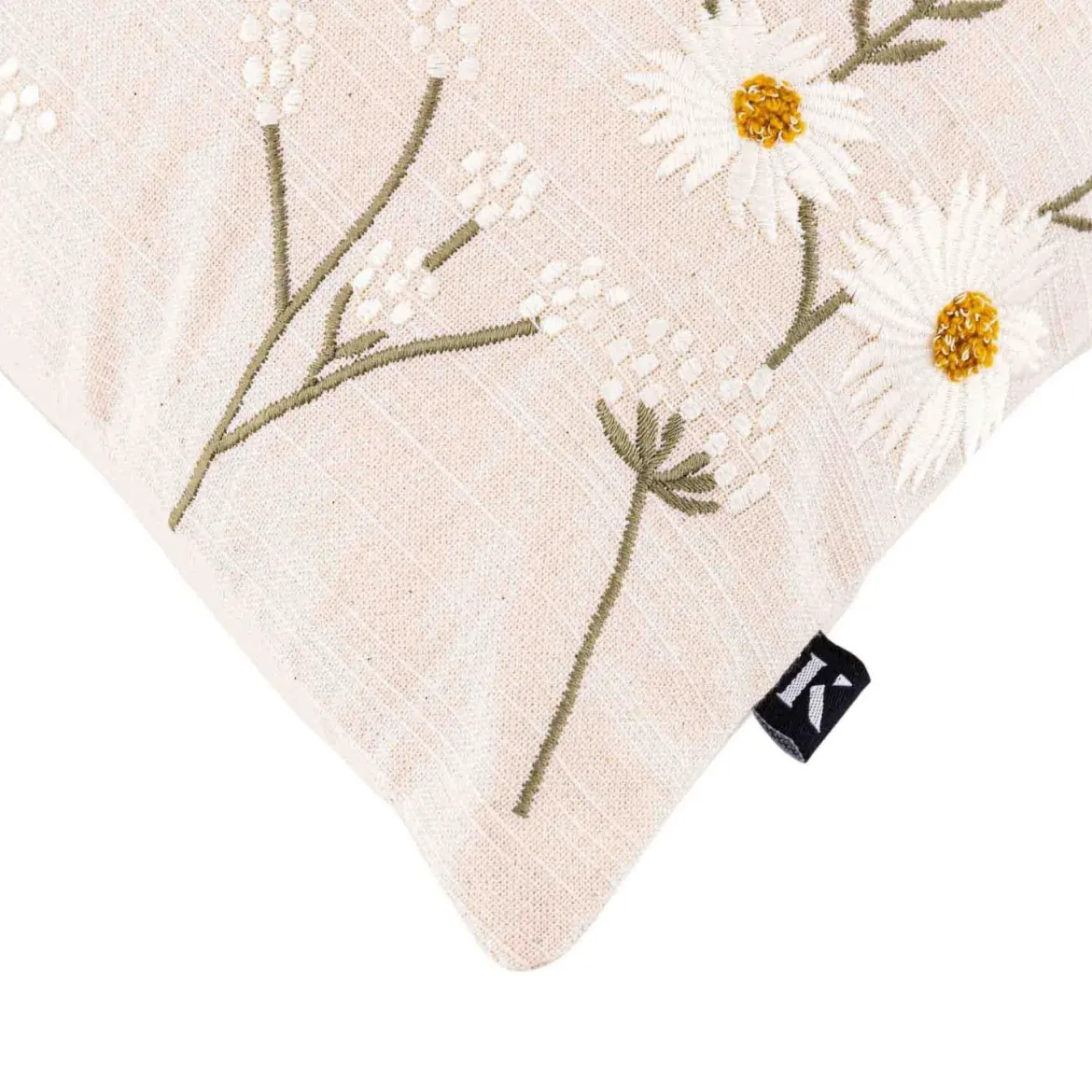 Putetrekk Daisy broderi 48x48cm