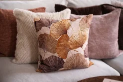 Putetrekk Ginkgo broderi 48x48 cm