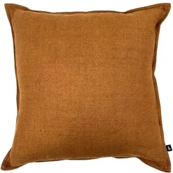 Putetrekk Herringbone 48x48cm sennep