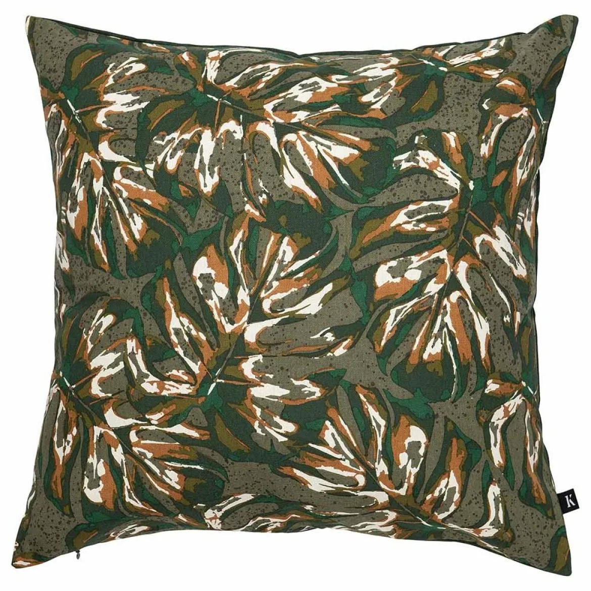 Putetrekk monstera print 48x48cm