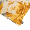 Putetrekk velur Fleur 48x48cm oker