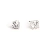 Øredobber, Cubic Zirconia, 10 mm, Sølv