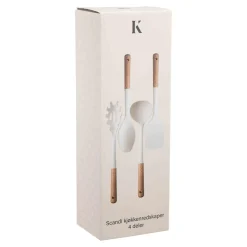 Redskapsett Scandi Kok & Stek, 4 deler, beige