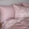 Sengesett Adele Sateng, 140x220 cm, rosa