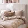 Sengesett Flanell Embrace 140x220 cm beige
