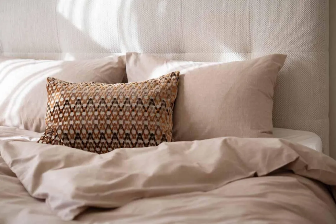Sengesett Flanell Embrace 140x220 cm beige