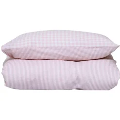 Sengesett Krepp Harmony 140x220 cm, rosa