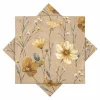Serviett Bloom gul