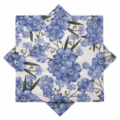 Serviett Petals blå