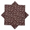 Serviett Tiny Flowers bordeaux