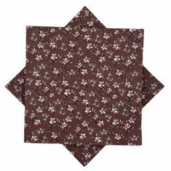 Serviett Tiny Flowers bordeaux