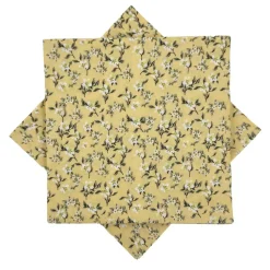 Serviett Tiny flowers gul