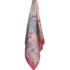Skjerf Blomster 70x70 cm