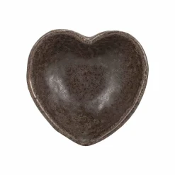Skål hjerte brun