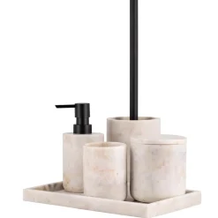 Såpepumpe marmor beige