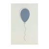 Stående kort Ballong blå