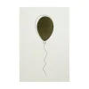 Stående kort Ballong grønn