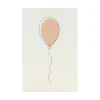 Stående kort Ballong rosa