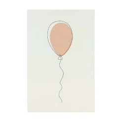 Stående kort Ballong rosa