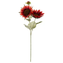 Stilkblomst Solsikke 59 cm rød