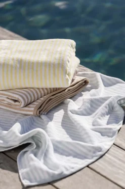 Strandhåndkle Stripes beige