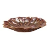 Tallerken Bloom flower 20cm Cognac