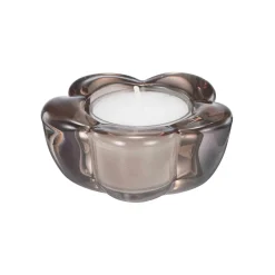 Telysholder Blomst 3,8 cm brun
