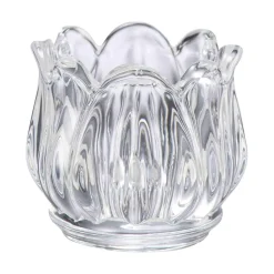 Telysholder Flora 5,5 cm Klar