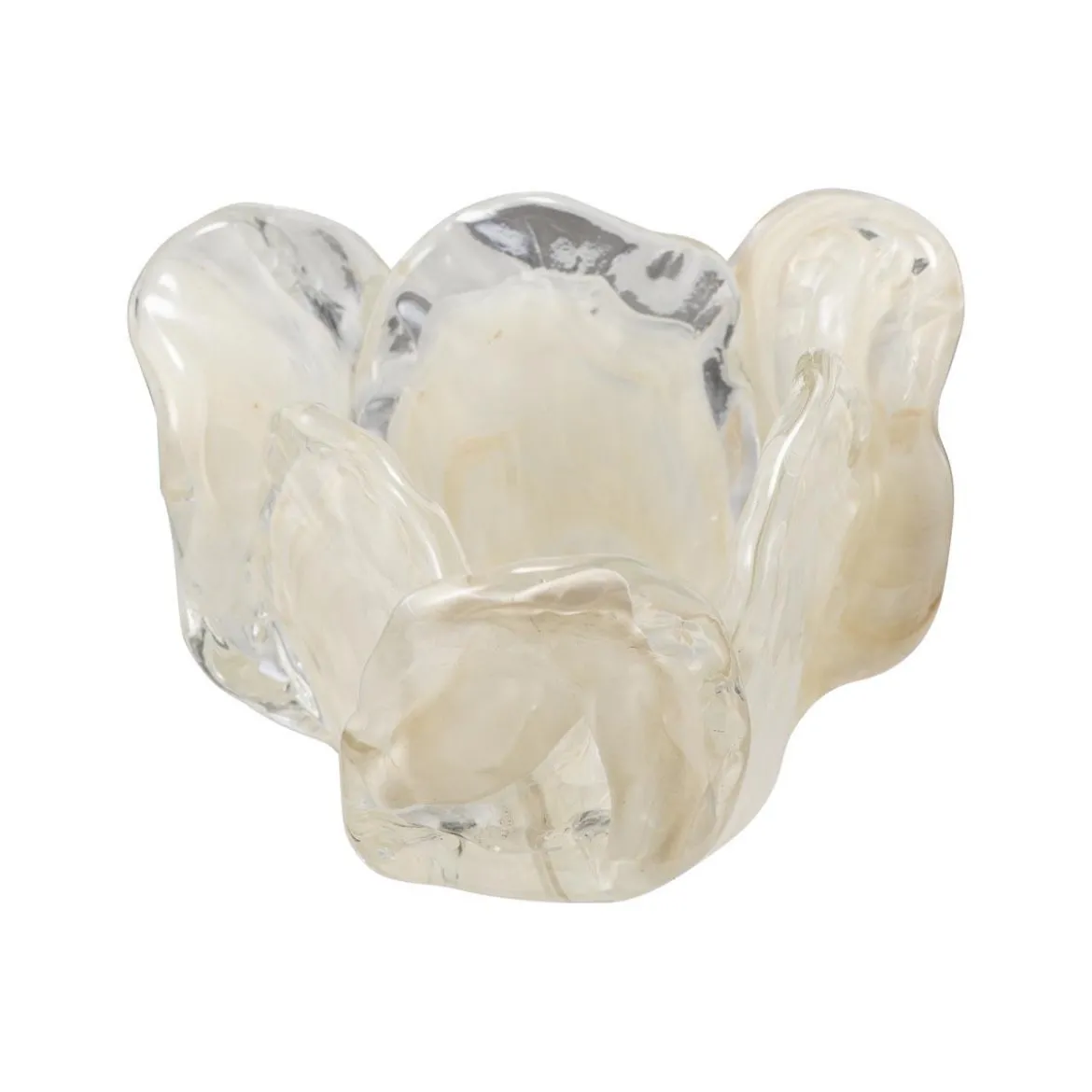 Telysholder Flow 7 cm creme