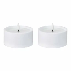 Utelys Fakkel LED 10 cm 2pk gaveeske
