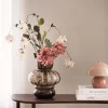Vase Gabriella 31cm, brun